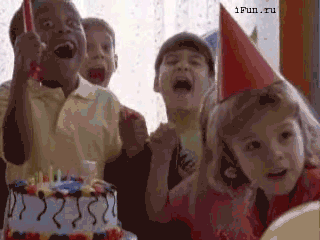 생일 파티 아이 너무 좋아 기뻐하는 모습 기쁨 표현 표정