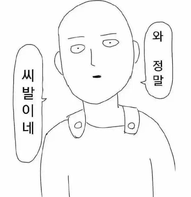 와 정말 씨발이네 사이타마 원펀맨